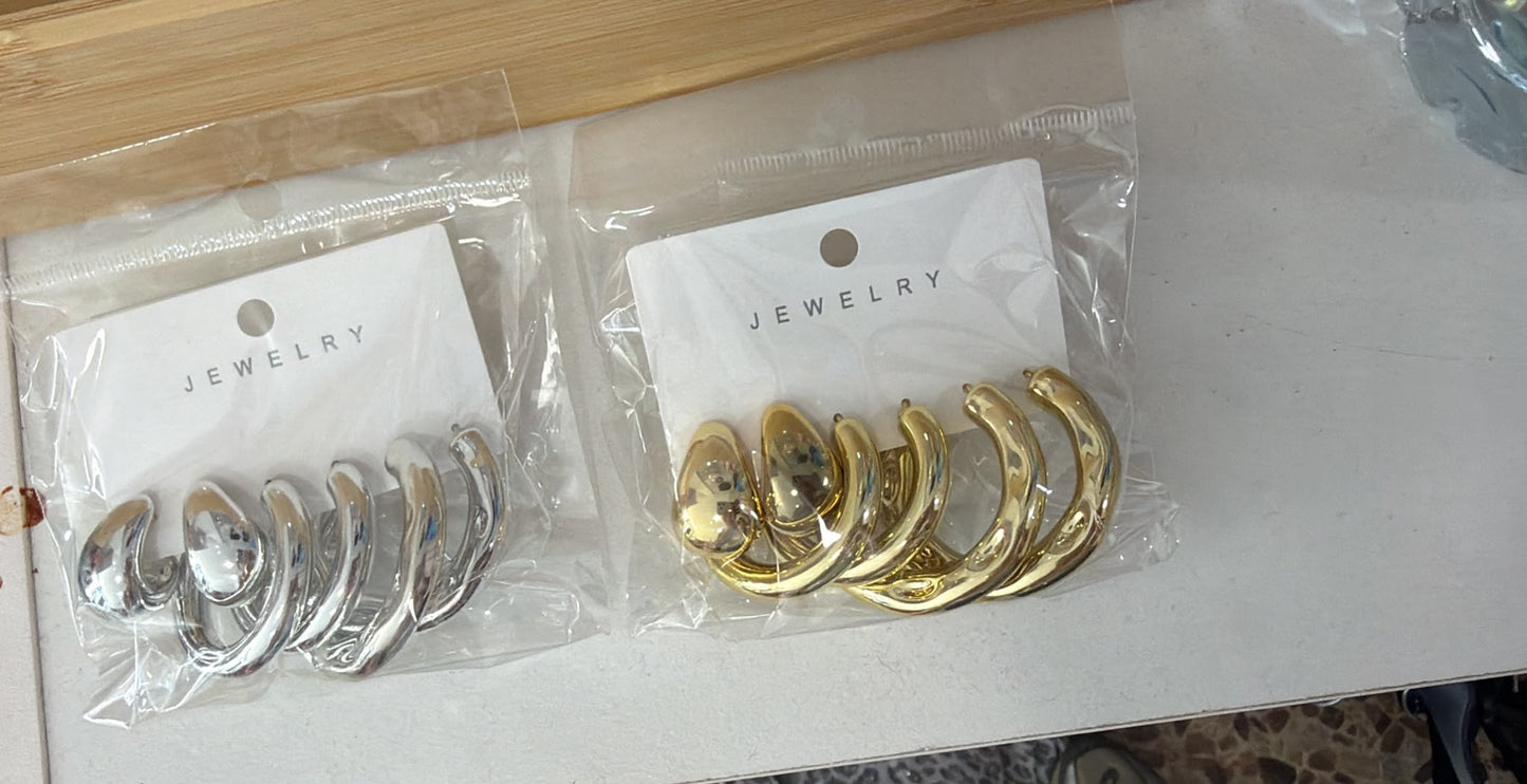 Pack argollas acero